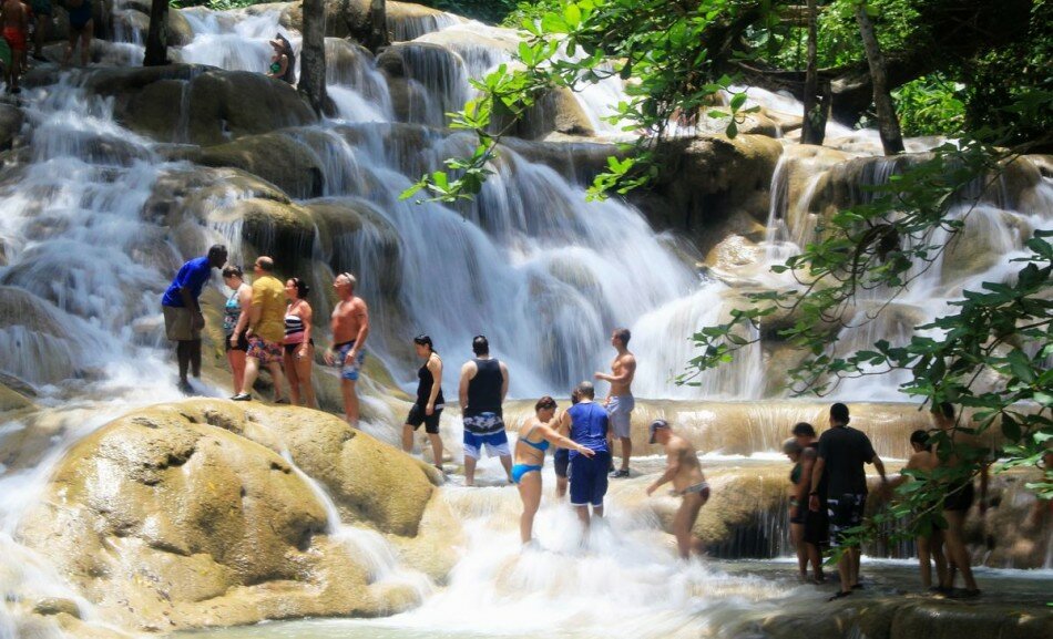 Sổ tay du lịch so tay du lich Sotaydulich Sotay Dulich Khampha Kham Pha Bui Dunn’s River Falls - Ngọn thác kỳ ảo ở Jamaica