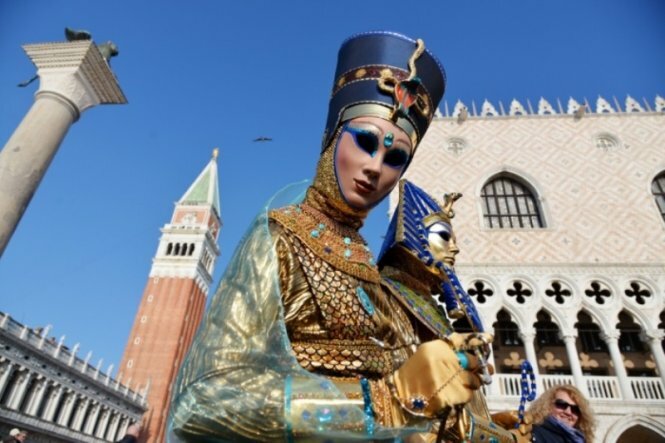 Sổ tay du lịch so tay du lich Sotaydulich Sotay Dulich Khampha Kham Pha Bui Rộn ràng lễ hội hóa trang “mặt nạ” Venice 2015