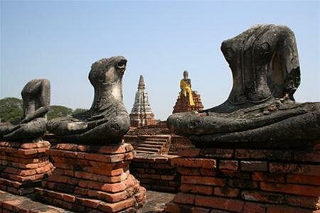 Sổ tay du lịch so tay du lich Sotaydulich Sotay Dulich Khampha Kham Pha Bui Co thanh Ayutthaya: dau tich ben song