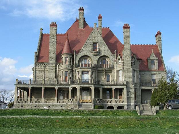 Sổ tay du lịch so tay du lich Sotaydulich Sotay Dulich Khampha Kham Pha Bui Chuyen du lich bang xich lo tham quan lau dai Craigdarroch Castle