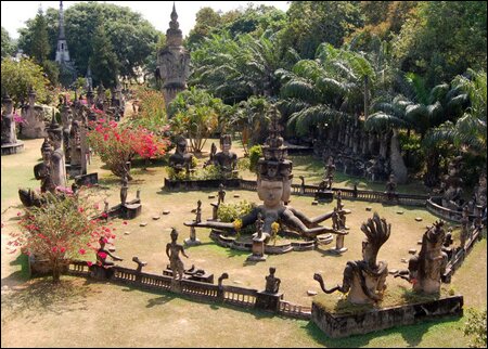 Sổ tay du lịch so tay du lich Sotaydulich Sotay Dulich Khampha Kham Pha Bui Cong vien tuong phat Xieng Khuan