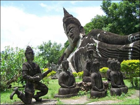 Sổ tay du lịch so tay du lich Sotaydulich Sotay Dulich Khampha Kham Pha Bui Cong vien tuong phat Xieng Khuan