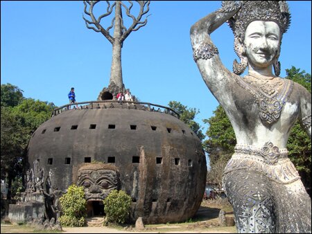 Sổ tay du lịch so tay du lich Sotaydulich Sotay Dulich Khampha Kham Pha Bui Cong vien tuong phat Xieng Khuan