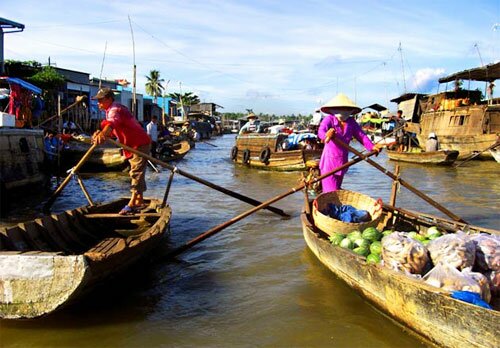 Sổ tay du lịch so tay du lich Sotaydulich Sotay Dulich Khampha Kham Pha Bui Ve dep dong bang song Cuu Long qua ong kinh nguoi My