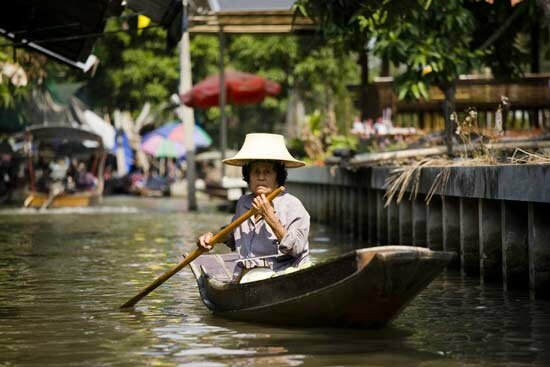 Sổ tay du lịch so tay du lich Sotaydulich Sotay Dulich Khampha Kham Pha Bui Tham khu cho noi Damnoen Saduak o Thai lan