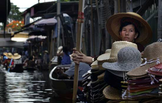 Sổ tay du lịch so tay du lich Sotaydulich Sotay Dulich Khampha Kham Pha Bui Tham khu cho noi Damnoen Saduak o Thai lan