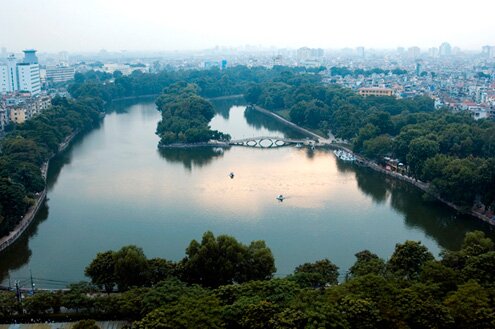 Sổ tay du lịch so tay du lich Sotaydulich Sotay Dulich Khampha Kham Pha Bui Khung canh Ha Noi nhi tu tren cao