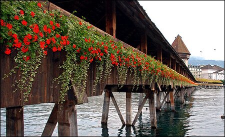 Sổ tay du lịch so tay du lich Sotaydulich Sotay Dulich Khampha Kham Pha Bui Cau go Chapel bieu tuong cua thanh pho Lucerne Switzerland
