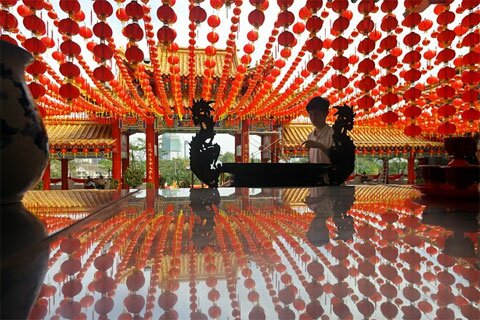 Sổ tay du lịch so tay du lich Sotaydulich Sotay Dulich Khampha Kham Pha Bui Chau A ron rang don Tet Nguoi dan A chau tung bung don Tet con rong