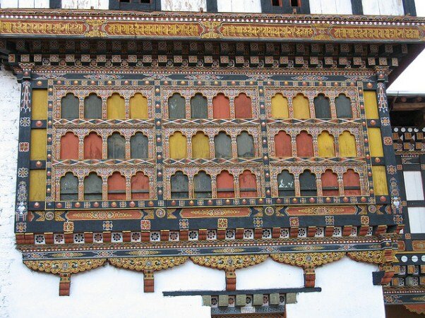 Sổ tay du lịch so tay du lich Sotaydulich Sotay Dulich Khampha Kham Pha Bui Paro Dzong doa hoa giua dai ngan Bhutan