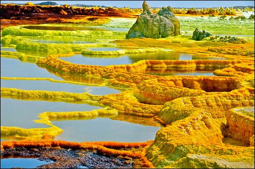 Sổ tay du lịch so tay du lich Sotaydulich Sotay Dulich Khampha Kham Pha Bui Dallol nui lua tren can thap nhat the gioi o Ethiopia