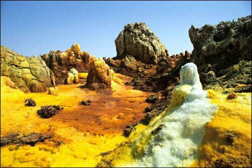 Sổ tay du lịch so tay du lich Sotaydulich Sotay Dulich Khampha Kham Pha Bui Dallol nui lua tren can thap nhat the gioi o Ethiopia