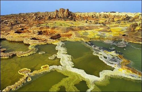 Sổ tay du lịch so tay du lich Sotaydulich Sotay Dulich Khampha Kham Pha Bui Dallol nui lua tren can thap nhat the gioi o Ethiopia