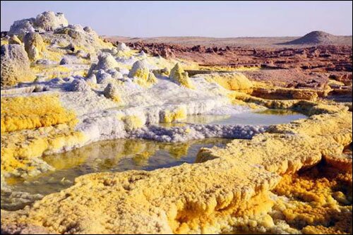 Sổ tay du lịch so tay du lich Sotaydulich Sotay Dulich Khampha Kham Pha Bui Dallol nui lua tren can thap nhat the gioi o Ethiopia