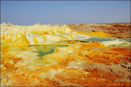 Sổ tay du lịch so tay du lich Sotaydulich Sotay Dulich Khampha Kham Pha Bui Dallol nui lua tren can thap nhat the gioi o Ethiopia