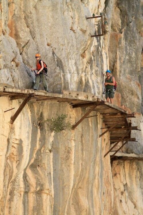 Sổ tay du lịch so tay du lich Sotaydulich Sotay Dulich Khampha Kham Pha Bui El Caminito del Rey con duong hiem tro nhat the gioi