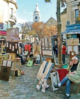 Sổ tay du lịch so tay du lich Sotaydulich Sotay Dulich Khampha Kham Pha Bui Montmartre ngoi lang hoa si