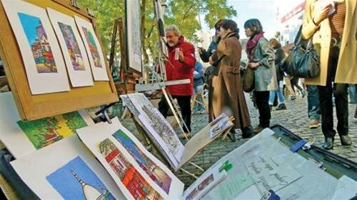 Sổ tay du lịch so tay du lich Sotaydulich Sotay Dulich Khampha Kham Pha Bui Montmartre ngoi lang hoa si