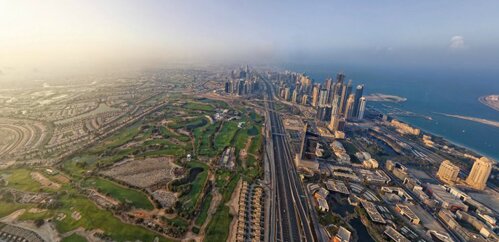Sổ tay du lịch so tay du lich Sotaydulich Sotay Dulich Khampha Kham Pha Bui Toan canh Dubai trang le nhin tu tren cao
