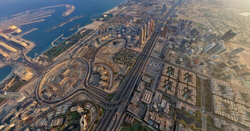 Sổ tay du lịch so tay du lich Sotaydulich Sotay Dulich Khampha Kham Pha Bui Toan canh Dubai trang le nhin tu tren cao
