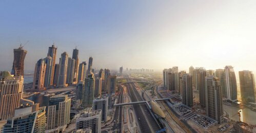 Sổ tay du lịch so tay du lich Sotaydulich Sotay Dulich Khampha Kham Pha Bui Toan canh Dubai trang le nhin tu tren cao