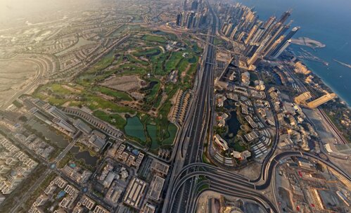 Sổ tay du lịch so tay du lich Sotaydulich Sotay Dulich Khampha Kham Pha Bui Toan canh Dubai trang le nhin tu tren cao