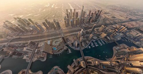 Sổ tay du lịch so tay du lich Sotaydulich Sotay Dulich Khampha Kham Pha Bui Toan canh Dubai trang le nhin tu tren cao