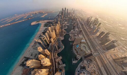 Sổ tay du lịch so tay du lich Sotaydulich Sotay Dulich Khampha Kham Pha Bui Toan canh Dubai trang le nhin tu tren cao