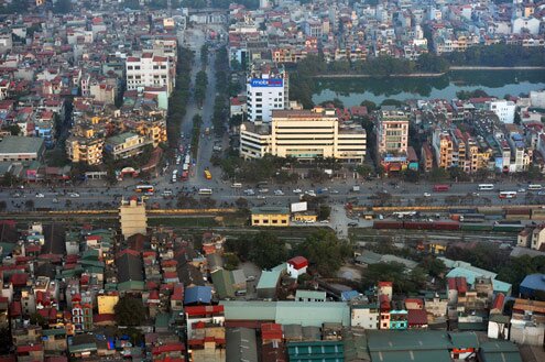 Sổ tay du lịch so tay du lich Sotaydulich Sotay Dulich Khampha Kham Pha Bui Ha Noi nhin tu tren cao