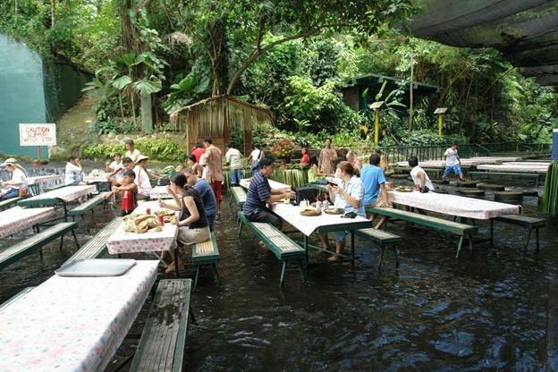 Sổ tay du lịch so tay du lich Sotaydulich Sotay Dulich Khampha Kham Pha Bui Villa Escudero trai nghiem bua trua ben dong thac