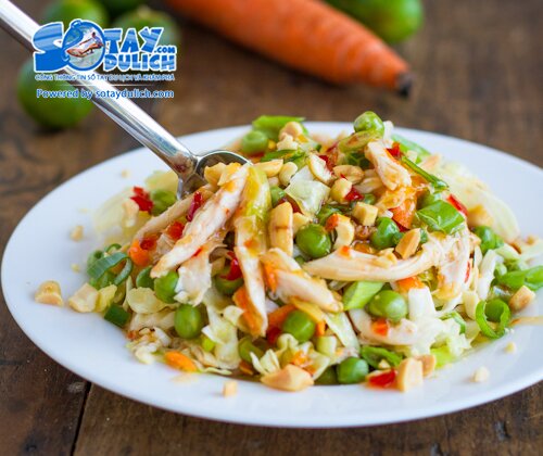 Sổ tay du lịch so tay du lich Sotaydulich Sotay Dulich Khampha Kham Pha Bui Salad Gà trộn rau củ