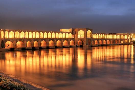 Sổ tay du lịch so tay du lich Sotaydulich Sotay Dulich Khampha Kham Pha Bui Khaju Chiếc cầu nổi tiếng ở Iran 