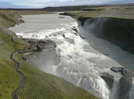 Sổ tay du lịch so tay du lich Sotaydulich Sotay Dulich Khampha Kham Pha Bui Hùng vĩ thác nước Gullfoss ở Iceland