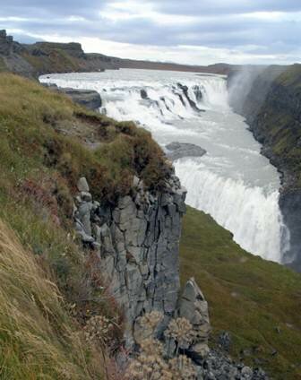 Sổ tay du lịch so tay du lich Sotaydulich Sotay Dulich Khampha Kham Pha Bui Hùng vĩ thác nước Gullfoss ở Iceland