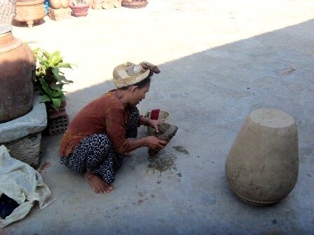 Sổ tay du lịch so tay du lich Sotaydulich Sotay Dulich Khampha Kham Pha Bui Thăm làng gốm Bàu Trúc