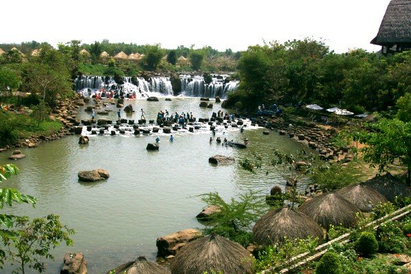 Sổ tay du lịch so tay du lich Sotaydulich Sotay Dulich Khampha Kham Pha Bui Nghỉ ngơi tắm thác Giang Điền