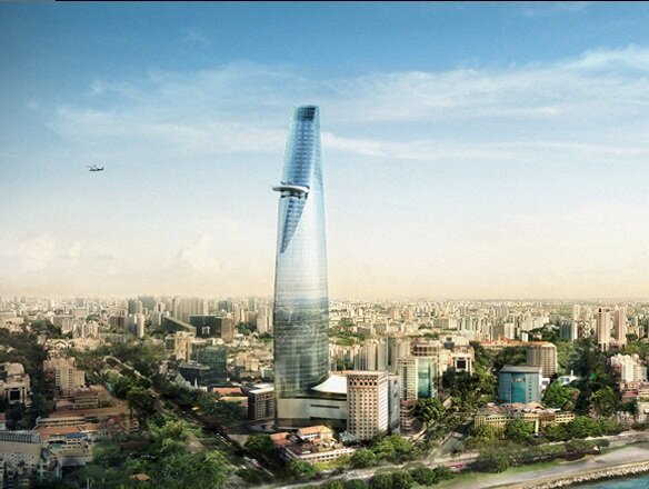 Sổ tay du lịch so tay du lich Sotaydulich Sotay Dulich Khampha Kham Pha Bui Vé vào cửa Skydeck trên tòa tháp Bitexco