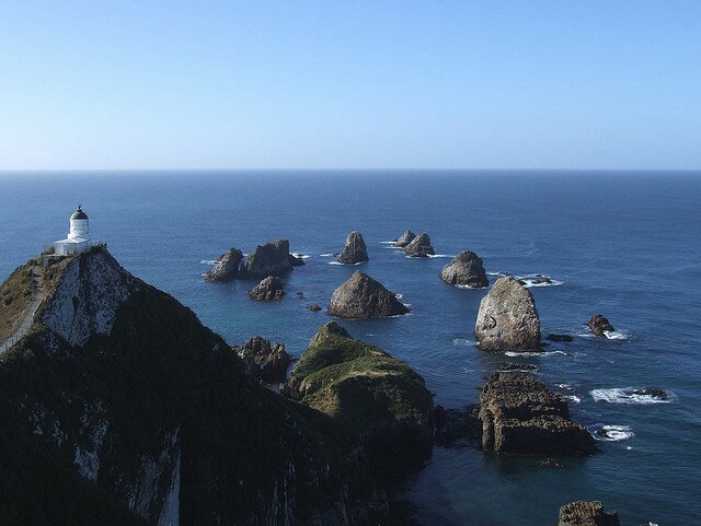 Sổ tay du lịch so tay du lich Sotaydulich Sotay Dulich Khampha Kham Pha Bui Nugget Point ngọn hải đăng bên bờ biển Otago