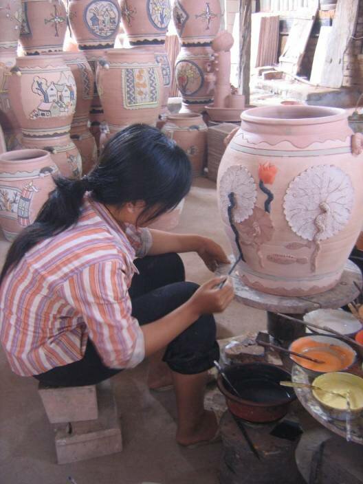 Sổ tay du lịch so tay du lich Sotaydulich Sotay Dulich Khampha Kham Pha Bui Thăm làng gốm Phù Lãng 