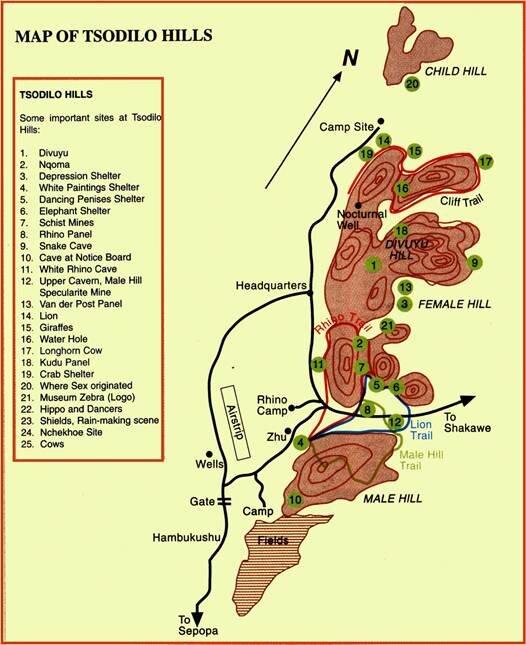 Sổ tay du lịch so tay du lich Sotaydulich Sotay Dulich Khampha Kham Pha Bui Di sản Botswana Tsodilo Hills