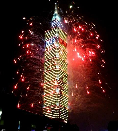 Sổ tay du lịch so tay du lich Sotaydulich Sotay Dulich Khampha Kham Pha Bui Hình ảnh các sự kiện nổi bật diễn ra ở Taipei 101 