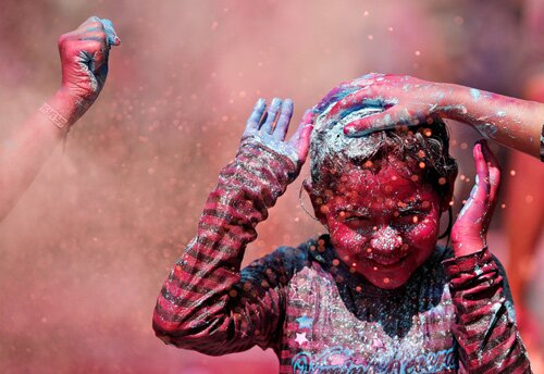 Sổ tay du lịch so tay du lich Sotaydulich Sotay Dulich Khampha Kham Pha Bui Lễ hội Holi rực rỡ sắc màu tại Ấn Độ