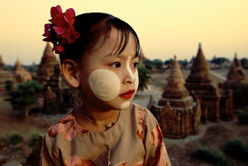 Sổ tay du lịch so tay du lich Sotaydulich Sotay Dulich Khampha Kham Pha Bui Thanaka kem chống nắng kiểu Myanmar