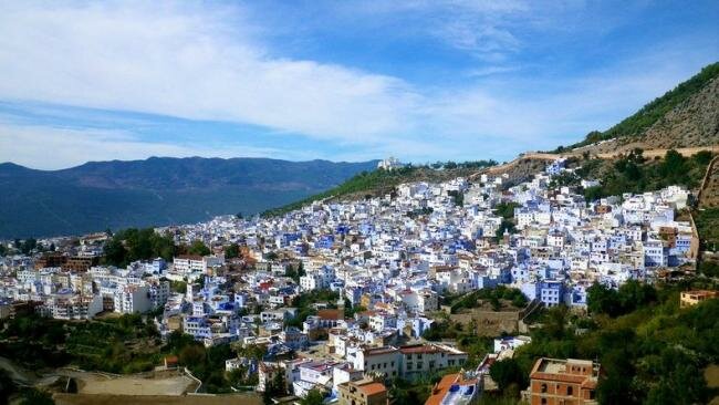 Sổ tay du lịch so tay du lich Sotaydulich Sotay Dulich Khampha Kham Pha Bui Chefchaouen ngôi làng màu sắc ở Ma rốc 