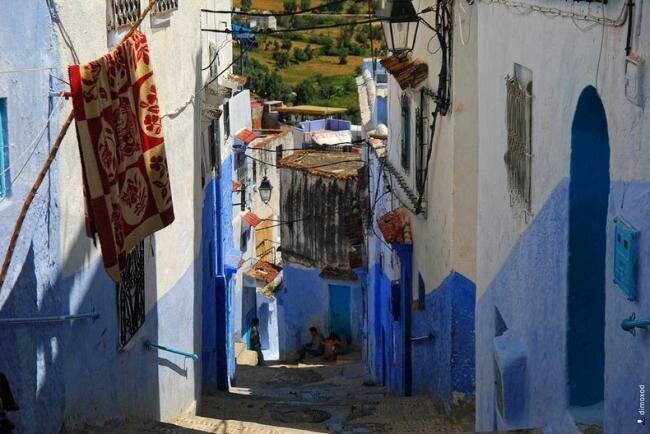 Sổ tay du lịch so tay du lich Sotaydulich Sotay Dulich Khampha Kham Pha Bui Chefchaouen ngôi làng màu sắc ở Ma rốc 