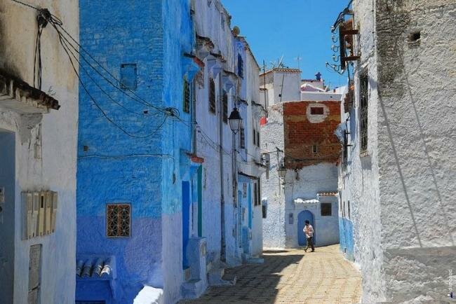 Sổ tay du lịch so tay du lich Sotaydulich Sotay Dulich Khampha Kham Pha Bui Chefchaouen ngôi làng màu sắc ở Ma rốc 