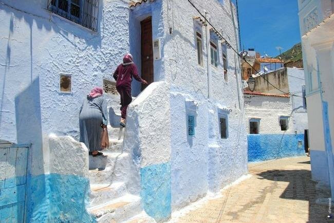 Sổ tay du lịch so tay du lich Sotaydulich Sotay Dulich Khampha Kham Pha Bui Chefchaouen ngôi làng màu sắc ở Ma rốc 