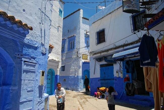 Sổ tay du lịch so tay du lich Sotaydulich Sotay Dulich Khampha Kham Pha Bui Chefchaouen ngôi làng màu sắc ở Ma rốc 