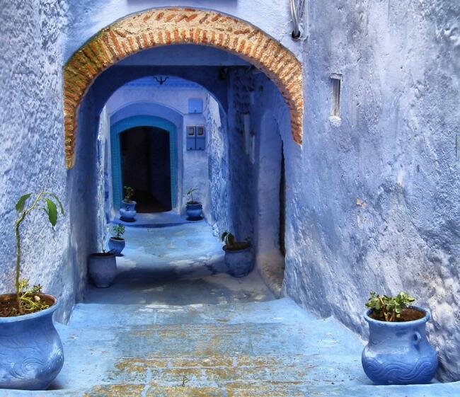 Sổ tay du lịch so tay du lich Sotaydulich Sotay Dulich Khampha Kham Pha Bui Chefchaouen ngôi làng màu sắc ở Ma rốc 