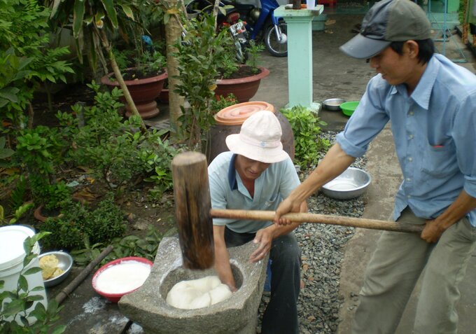 Sổ tay du lịch so tay du lich Sotaydulich Sotay Dulich Khampha Kham Pha Bui Bánh phồng bánh tết cổ truyền Việt Nam